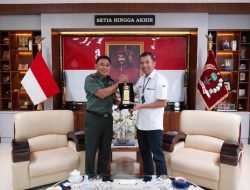 Pangdam XIV/Hsn Terima Audiensi Pimpinan Wilayah BRI Kanwil Makassar