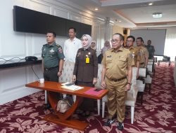 Pamen Ahli Bid.Ekonomi Mewakili Pangdam XIV/Hsn Hadiri Rakor Pengendalian Inflasi Daerah Secara Virtual