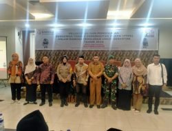 Sukseskan Pemilu 2024,Kapolsek Ujung Tanah Hadiri Pelantikan dan Pembekalan Pengawas Tempat Pemungutan Suara