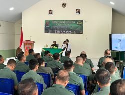 Kodim 1409/Gowa Terima Penyuluhan Kesehatan Dari Kesdam XIV/Hsn