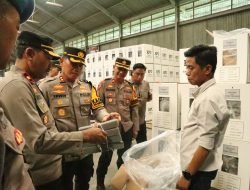 Kapolres Sidrap Kembali Melakukan Pengecekan Logisitik Pemilu 2024