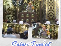 Kapolres Sidrap Laksanakan Safari Jumat di Masjid Rodhatul Jannah Kalosi