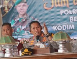 Kapolres Sidrap Pimpin Langsung Jumat Curhat di Kalosi Kecamatan Dua Pitue