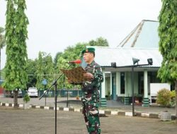 Pupuk Jiwa Nasionalisme,Kodim 1409/Gowa Gelar Upacara Mingguan Secara Rutin