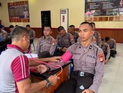 Pemeriksaan Kesehatan Bagi Bintara Remaja Polres Gowa