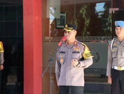 Polres Bone Gelar Apel Penyerahan Kaporlap untuk Pengamanan TPS Pemilu 2024