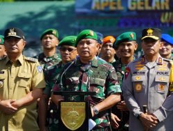 Siap Sukseskan Pemilu 2024 Aman dan Damai,Pangdam XIV/Hsn Memimpin Apel Gelar Pengamanan Pemilu Tahun 2024 Secara Serentak di Wilayah Kodam XIV/Hsn