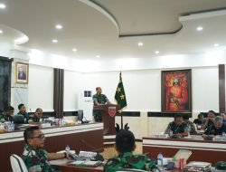 Mewakili Pangdam, Kasdam XIV/Hsn Menerima Paparan Kesiapan TMMD Ke-119 TA 2024 dan LKJ