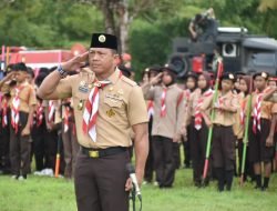 Dandim 1409/Gowa Menjadi Komandan Upacara Persami Saka Wira Kartika Kodam XIV/Hsn Tahun 2024