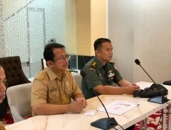 Pamen Ahli Bid.Ekonomi Mewakili Pangdam XIV/Hsn Menghadiri Rakor Inflasi Daerah Secara Virtual