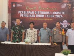 Wakili Kapolres, Wakapolres Sidrap Hadiri Rakor Persiapan Distribusi Logistik Pemilu 2024