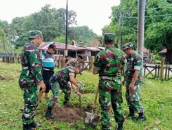 Lestarikan Alam,Koramil 1409-05/Pallangga Karya Bakti Penanaman Pohon
