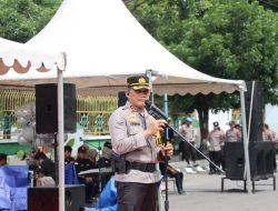 Pimpin Apel Siaga Pengawasan Masa Tenang, Kapolres Sidrap: Jaga Kamtibmas dan Kedamaian Selama Pemilu