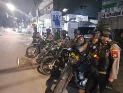 Wujudkan Kamtibmas Pemilu 2024, Tim Patmor Satsamapta Polres Pelabuhan Makassar Tingkatkan Patroli Malam