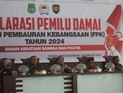 Hadiri Deklarasi Forum Pembauran Kebangsaan, Kapolres Sidrap: Mari Jaga Persatuan dan Kedamaian Meski Berbeda Etnis 