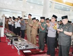 Wujudkan Pemilu Damai Kodim 1409/Gowa Ikuti Dzikir Dan Do’a Bersama Forkopimda Gowa