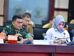 Mewakili Pangdam XIV/Hsn, Kapoksahli Menghadiri Rapat Koordinasi Pemantauan Pemilu 2024