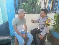 Cooling System Pasca Pemungutan Suara, Bhabinkamtibmas Tabaringan Dekatkan diri Kepada Masyarakat