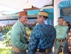 Kapolres Sidrap bersama Ketua Bhayangkari Hadiri Puncak Acara Peringatan Hari Jadi Kabupaten Sidenreng Rappang