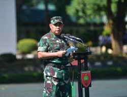 Selaku Pangkogasgabpad, Pangdam XIV/Hsn Memimpin TFG dan Apel Gelar Pasukan Pam VVIP Dalam Rangka Kunker RI 1 di Wilayah Sulsel