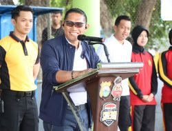 Kapolres Sidrap Resmi Buka Kejuaraan Tenis Lapangan Kapolres Cup III