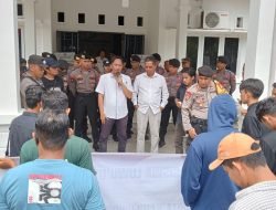 Polres Luwu Utara Kawal dan Amankan Aksi Damai Aliansi Mahasiswa Luwu Utara