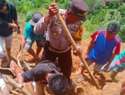 Korban Longsor di Luwu Bertambah Menjadi 5 Orang,Personel Polri Terus Lakukan Evakuasi