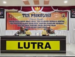 Bagian Psikologi Biro SDM Polda Sulsel Gelar Pemeriksaan Psikologi bagi Personil Polri Seluwu Raya