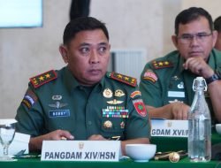 Pangdam XIV/Hsn Mengikuti Rapim TNI AD TA 2024 Pimpinan Kasad