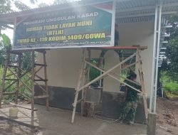 Program Unggulan, RTLH Jadi Sasaran Tambahan TMMD Ke-119 Kodim 1409/Gowa