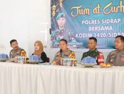 Pimpin Jumat Curhat, Ini Penyampaian Kapolres Sidrap ke Masyarakat Panca Rijang