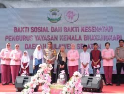 Kapolda Sulsel hadiri Bakti Sosial dan Bakti Kesehatan Yayasan Kemala Bhayangkari Daerah Sulawesi Selatan