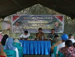 Satgas TMMD 119 Kodim 1409/Gowa, Beri Penyuluhan Hukum dan Kamtibmas Pada Warga