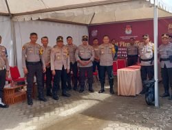 Kapolres Sinjai Pantau Pam Rekapitulasi Perhitungan Suara Pemilu di KPU