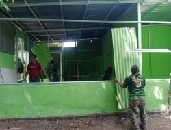 Rehab RTLH Hari Ke-14 TMMD,Mencapai Tahap 75 Persen