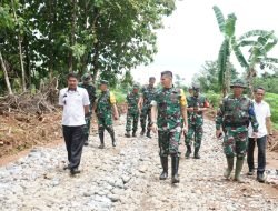 Tim Wasev TNI Tinjau Sasaran TMMD Ke-119 Kodim 1409/Gowa