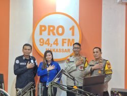 Sambut Bulan Suci Ramadhan 1445 H /2024 M, Kapolsek Bersama Kasi Humas Polres Gowa Menjadi Narasumber di Pro-1 RRI Makassar