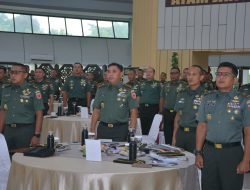 Pangdam XIV/Hsn Memimpin Rapim Kodam TA. 2024