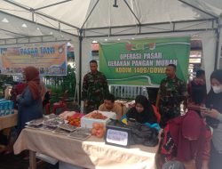 Kodim 1409/Gowa dan Dinas Tanaman Pangan Gelar operasi pasar gerakan pangan murah