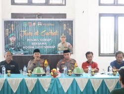 Jumat Curhat, Wakapolres Sidrap Kampanyekan Ops Keselamatan Pallawa 2024