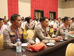 Kapolres Sidrap Hadiri Rapim Polri 2024 di Mapolda Sulsel