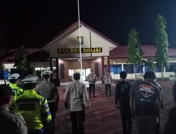Antisipasi Gangguan Kamtibmas di Malam Libur,Kapolres Sinjai Siagakan Personelnya
