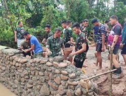 Semangat Membara Satgas TMMD ke-119 Kodim Gowa Kerjakan Sasaran