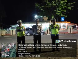 Jamin Keamanan Selama Bulan Ramadhan, Kapolres Sinjai Sebar Personelnya Amankan Sholat Tarwih dan Patroli