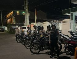 Beri Rasa Aman dan Nyaman, Polres Sinjai Lakukan Pam Sholat Tarawih