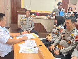 Biro SDM Sambut Tim Audit Kinerja Polda Sulsel Tahap 1 Tahun 2024