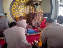 Tingkatkan Iman dan Taqwa,Polres Sinjai Gelar Binrohtal Bagi Personelnya