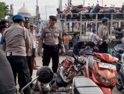 Operasi Cipta Kondisi di Bulan Ramadhan 1445 H Tahun 2024,Polres Gowa Amankan Ratusan Kendaraan Motor