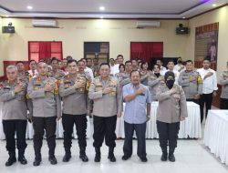 Kapolres Gowa Sambut Kunjungan Tim Peneliti Puslitbang Polri di Polres Gowa