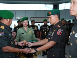 Pangdam XIV/Hsn Memimpin Sertijab Dua Pejabat Kodam XIV/Hsn